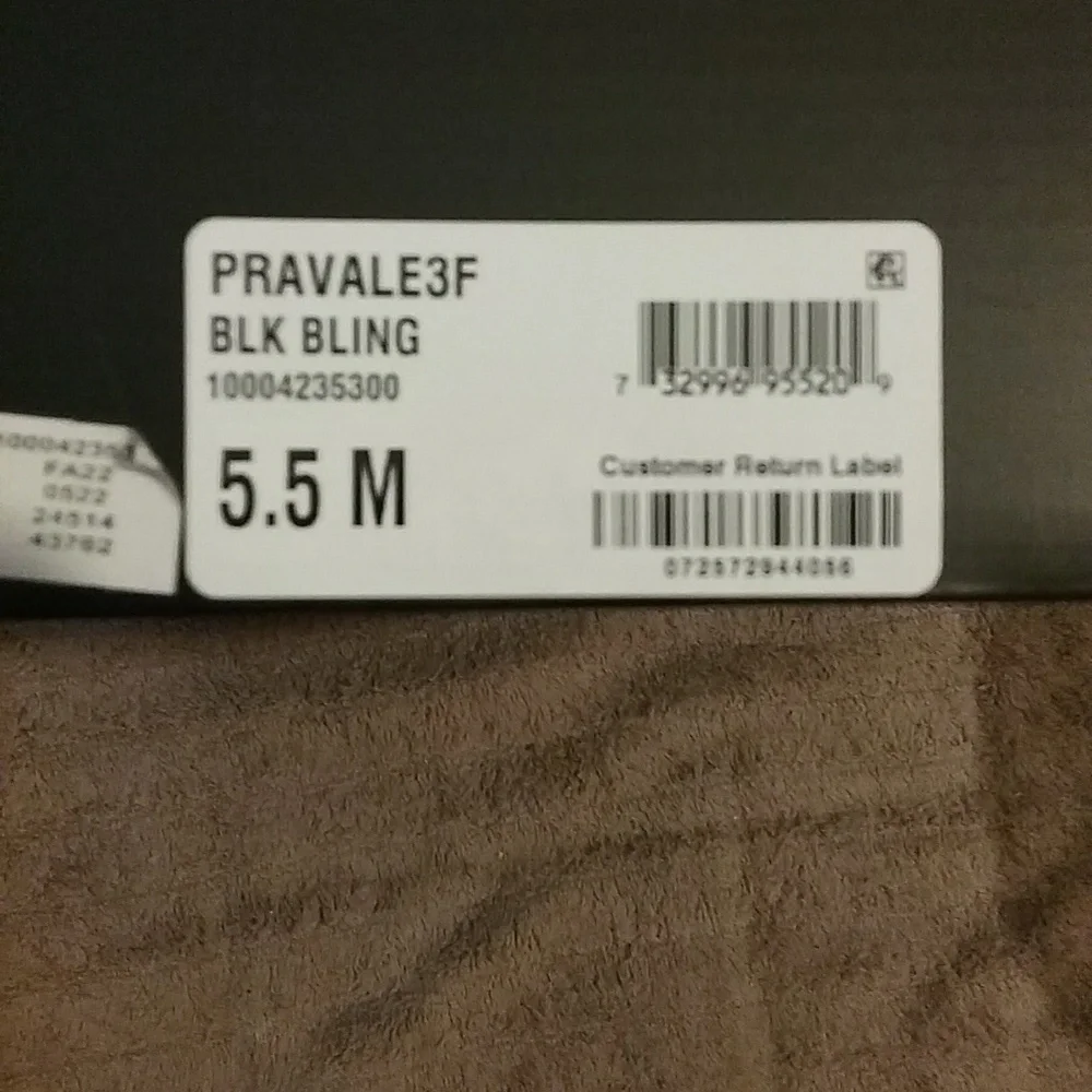 NIB INC Pravale Blk Bling Bootie, 5.5 - Picture 8 of 8